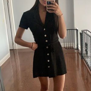 Aritzia collared shirt dress